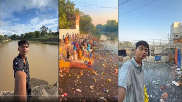 Madhya Pradesh Eco-Warrior Bittu Tabahi Heartbroken As Cleaned Ajnar River Fills With Garbage Again Soon Madhya Pradesh Eco-Warrior Bittu Tabahi Heartbroken As Cleaned Ajnar River Fills With Garbage Again Soon
