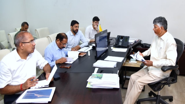 CMChandrababu directed officials to ensure that the administration remains vigilant Cyclone Arnab