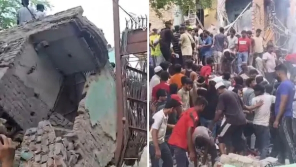 Delhi 5-storey building collapses 3 dead including a pregnant woman and a child building collapse Delhi 5-storey building collapses 3 dead including a pregnant woman and a child building collapse