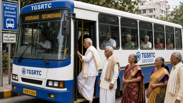 free bus passes to senior citizens Minister Ponnam Prabhakar Announces govt is thinking about this