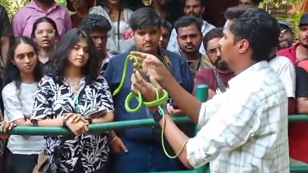 Hyderabad Zoo Par Hosts Snake Awareness Show and Cloud Photography Exhibition Wildlife Week Celebrations Hyderabad Zoo Par Hosts Snake Awareness Show and Cloud Photography Exhibition Wildlife Week Celebrations