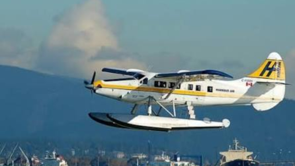 Hyderabad Vijayawada seaplanes Services Planned Between Hyderabad Hussain Sagar Vijayawada Prakasam Barrage