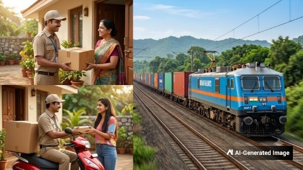 Indian Railways to Launch Door to Door Parcel Delivery Service in 8 Major Cities Check Full Details Indian Railways to Launch Door to Door Parcel Delivery Service in 8 Major Cities Check Full Details