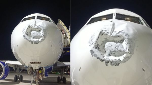 IndiGo Flight Hit By Lightning at 17000 Feet En Route to Lucknow Plane Nose Damaged But Safe Landing