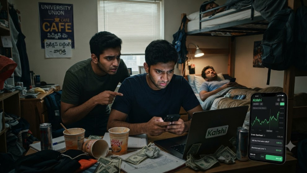 Kalshi App Addiction How Kalshi Became a Trap for Indian Students who are jobless in America