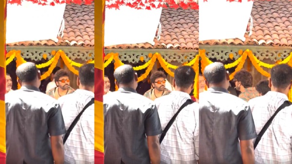 Megastar Chiranjeevi Kaaka Movie Set Video Leaked Vintage Swag and Cigar Look Goes Viral
