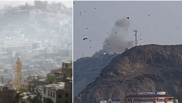 Missiles was targeted the Presidential palace housing Yemen blaming the attack on the Houthi in Aden Missiles was targeted the Presidential palace housing Yemen blaming the attack on the Houthi in Aden