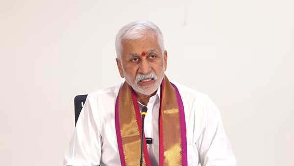 Vijayasai Reddy Asks Jagan to Return to Hinduism Claims Tirumala Ghee Adulteration Persists Under Naidu