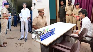 జైలుకెళ్లిన సీఎం విజయ్.. ఖైదీలతో ముచ్చట్లు! పోలీస్ స్టేషన్ లోనూ షాకింగ్ ఎంట్రీ