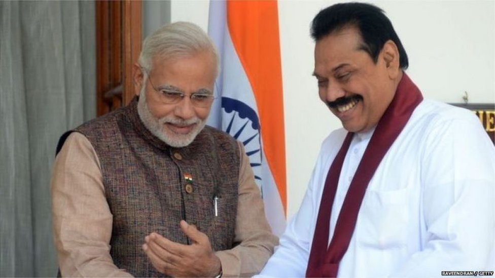 మోదీతో రాజపక్స