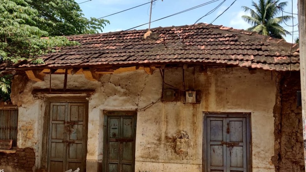 ద్వారపూడిలోని నిందితుల ఇల్లు