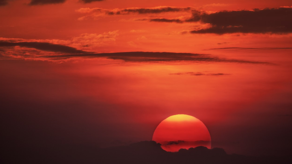 A sunset