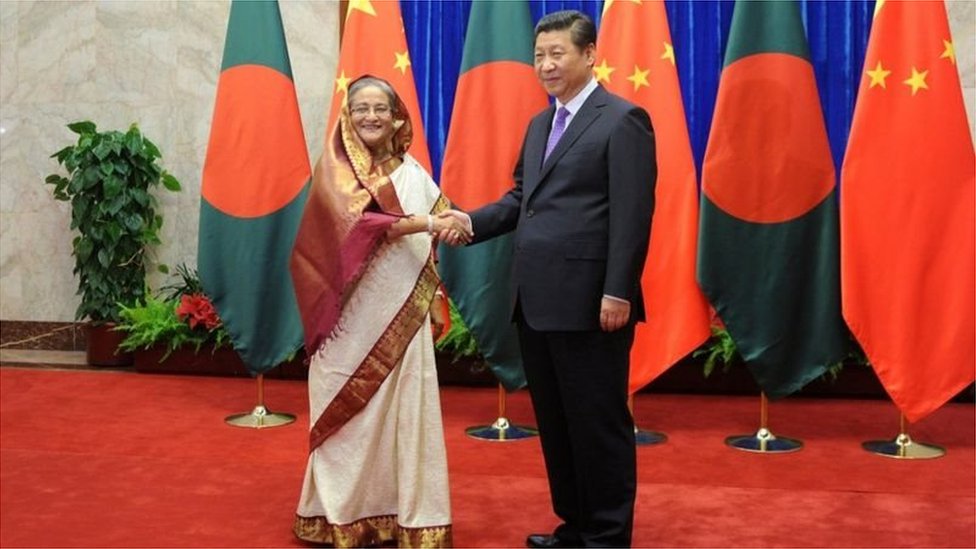 షేక్ హసీనా, జిన్‌పింగ్