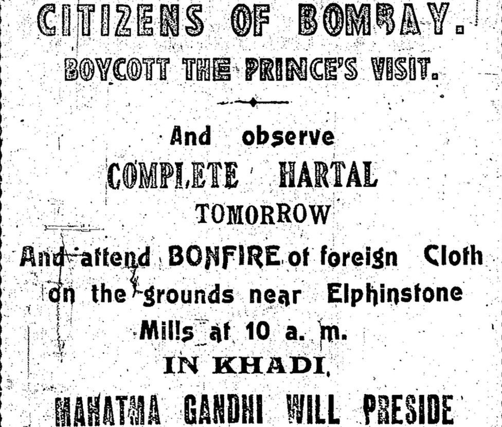 ప్రిన్స్ ఆఫ్ వేల్స్ రాకను భారతీయు వ్యతిరేకిస్తున్నారని అప్పటి పత్రికల్లో వెలువడిన కథనం ప్రిన్స్ ఆఫ్ వేల్స్ రాకను భారతీయు వ్యతిరేకిస్తున్నారని అప్పటి పత్రికల్లో వెలువడిన కథనం