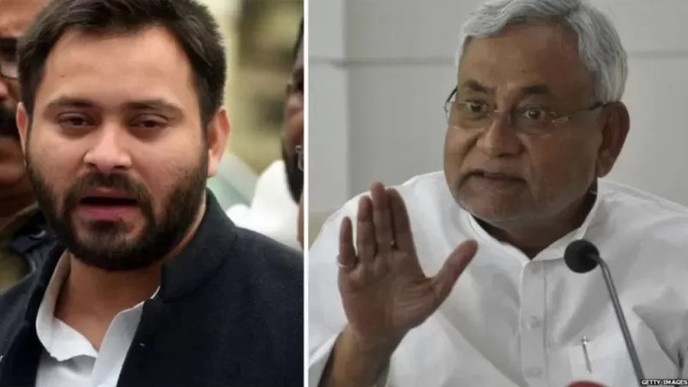 రాజీనామా తర్వాత నితీశ్ కుమారు తేజస్వీ యాదవ్‌తో భేటీ అయ్యారు