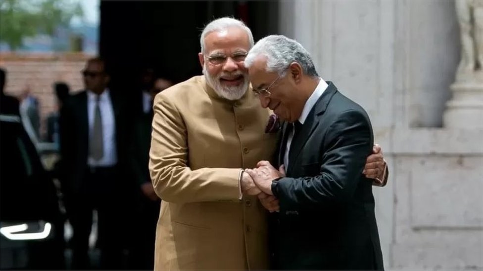 భారత ప్రధాని మోదీతో పోర్చుగల్ పీఎం ఆంటోనియో కోస్టా భారత ప్రధాని మోదీతో పోర్చుగల్ పీఎం ఆంటోనియో కోస్టా