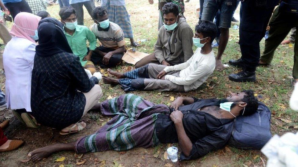 ఒడ్డుకు చేరిన రోహింజ్యాలు