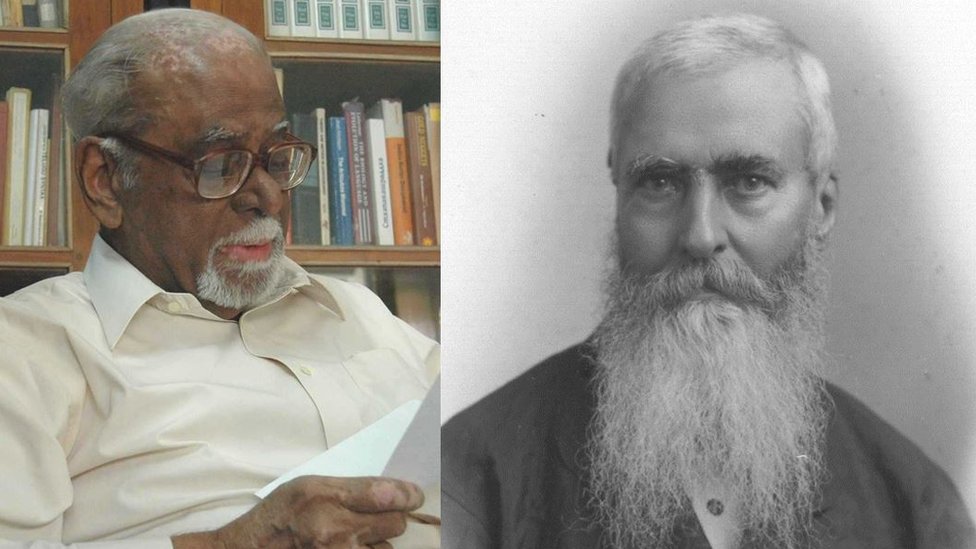 రాబర్ట్ కాల్డ్వెల్ (కుడి), భద్రిరాజు కృష్ణమూర్తి (ఎడమ) రాబర్ట్ కాల్డ్వెల్ (కుడి), భద్రిరాజు కృష్ణమూర్తి (ఎడమ)