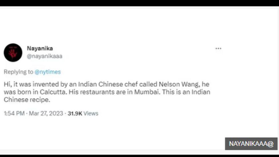 చికెన్ మంచూరియా వంటకంపై చర్చ