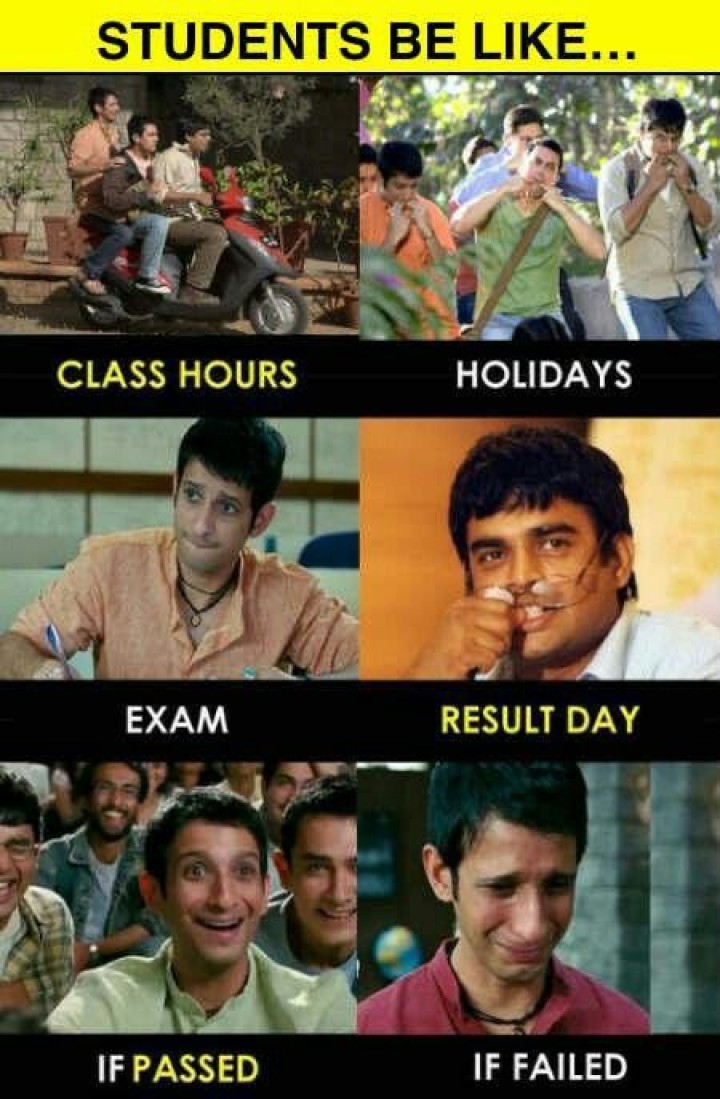 Students be like
