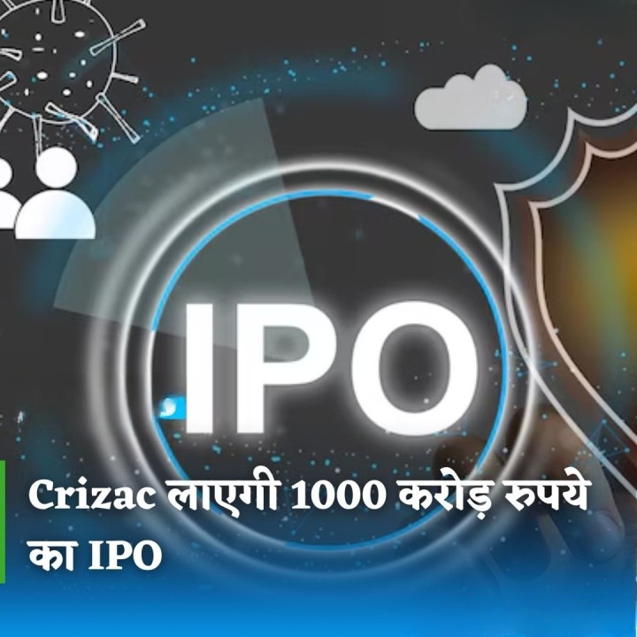 Crizac लाएगी 1000 करोड़ रूपए का आईपीओ