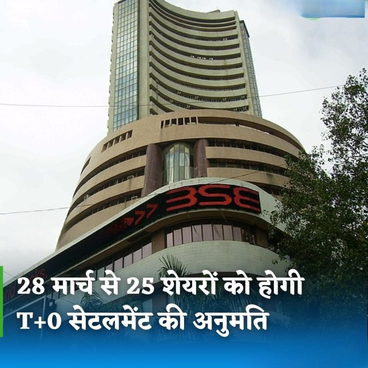 28 मार्च से होगी 25 शेयरो की T+0 सेटलमेंट की अनुमति