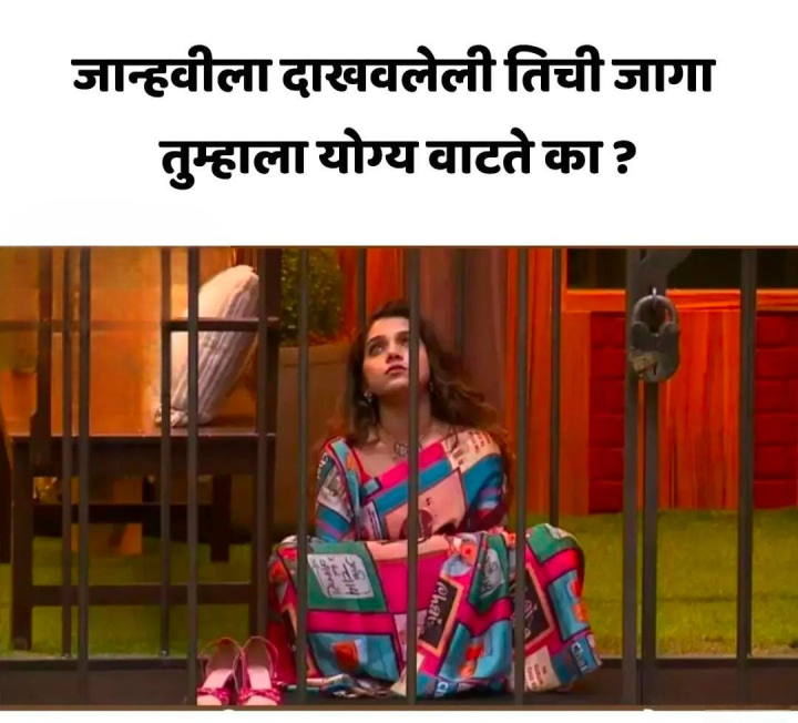 जानवीची दाखवलेली जागा तुम्हाला योग्य वाटते का ?