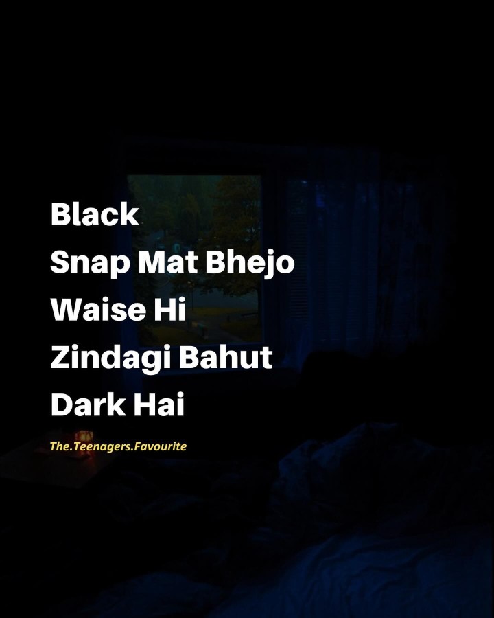 Bahut dark hai