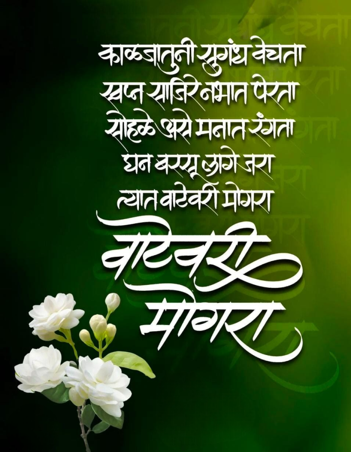 वाटेवरी मोगरा