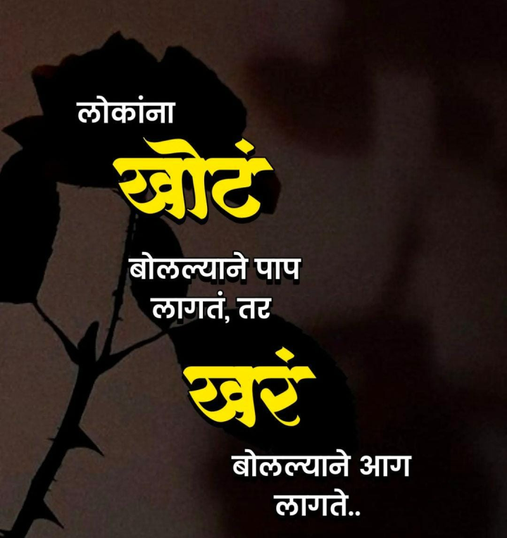 खरं आणि खोटं