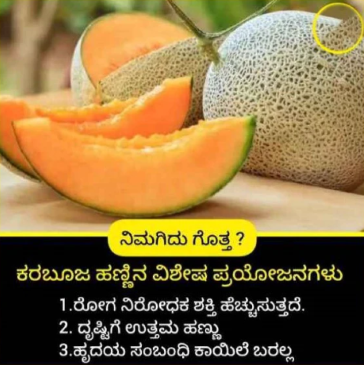 ಕರಬೂಜ ಹಣ್ಣಿನ ಪ್ರಯೋಜ