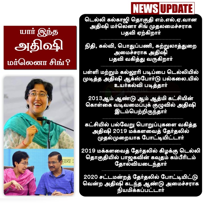 யார் இந்த அதிஷி மர்லெனா சிங்?
