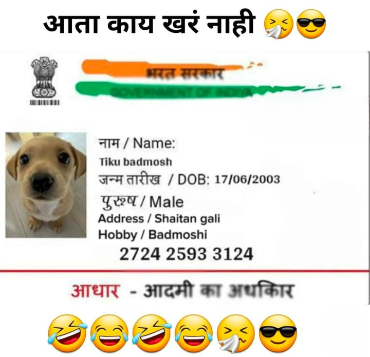 आता काही खरं नाही
