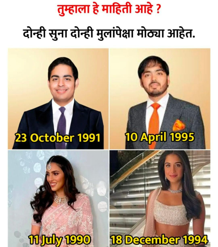 हे माहिती आहे का