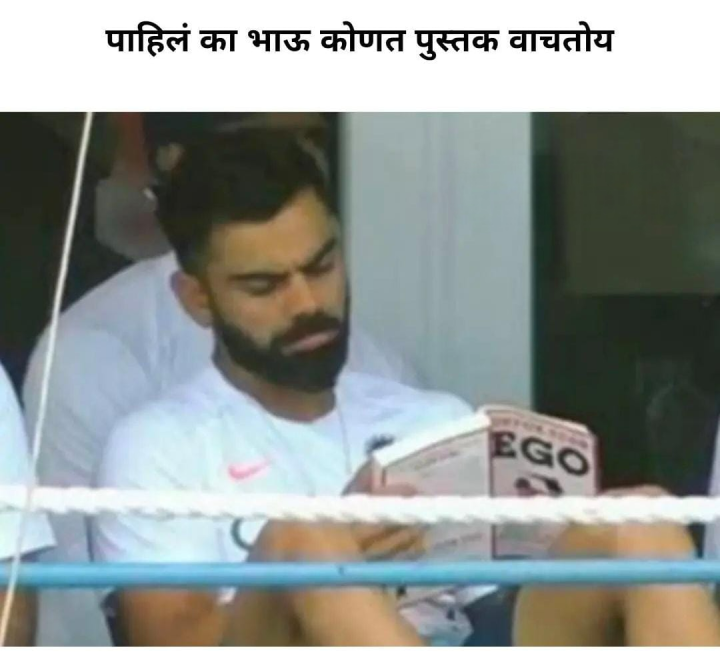 पाहिलं का भाऊ कोणता पुस्तक वाचतोय