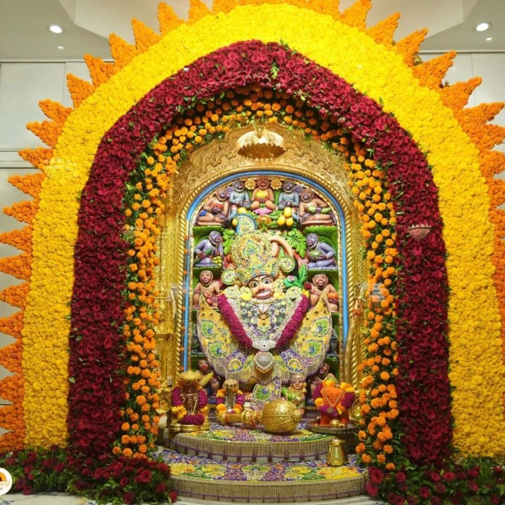સાળંગપુર : આજના શ્રી કષ્ટભંજનદેવ હનુમાનજીના દર્શન