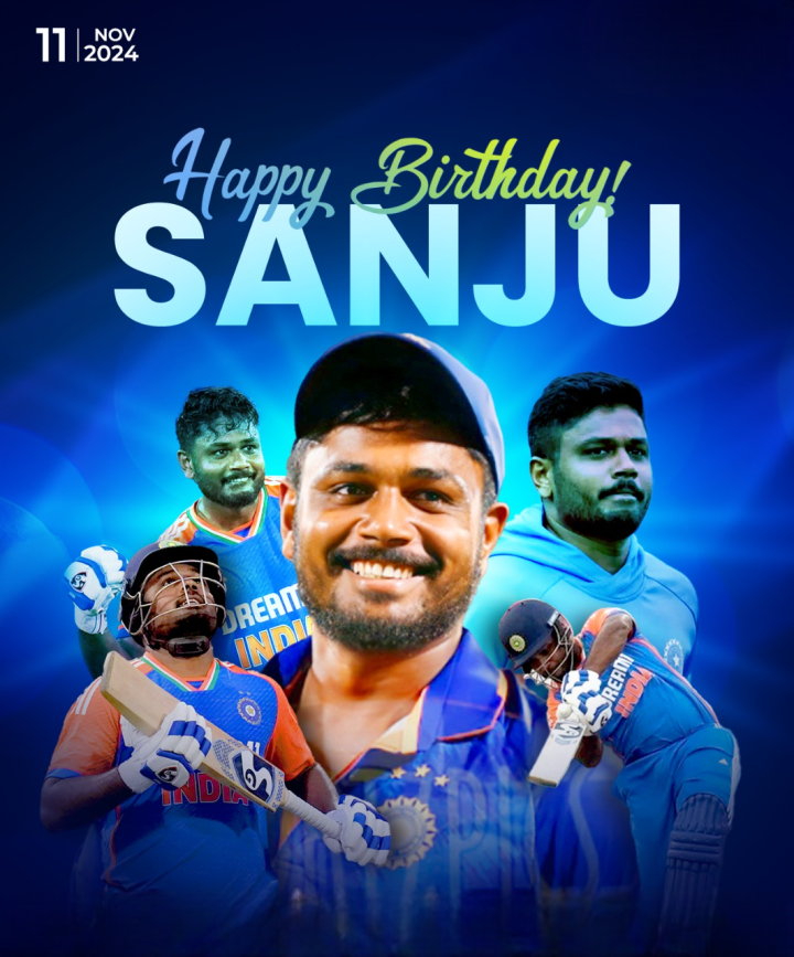 സഞ്ജു സാംസണ് ജന്മദിനാശംസകൾ