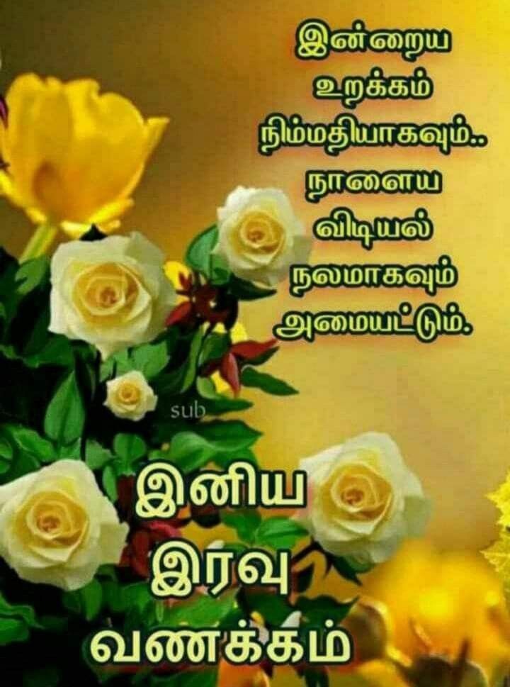 நல்லா தூங்கிடு! இனிய இரவு வணக்கம்.
