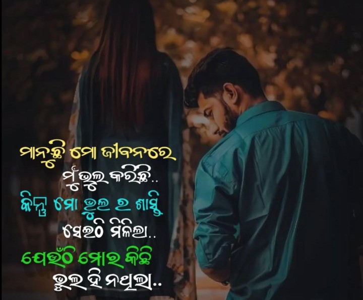 ମୁଁ ଭୁଲ କରିଛି