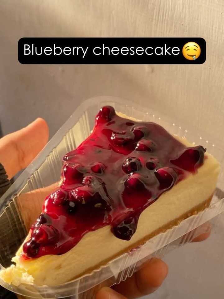 Blueberry cheesecake