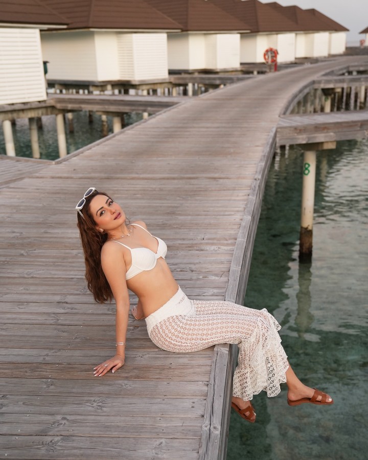 She is on her honeymoon...