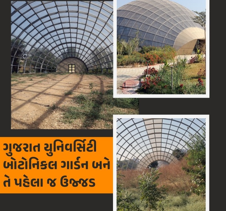 ગુજરાત યુનિવર્સિટી બોટોનિકલ ગાર્ડન બને તે પહેલા જ ઉજ્જડ