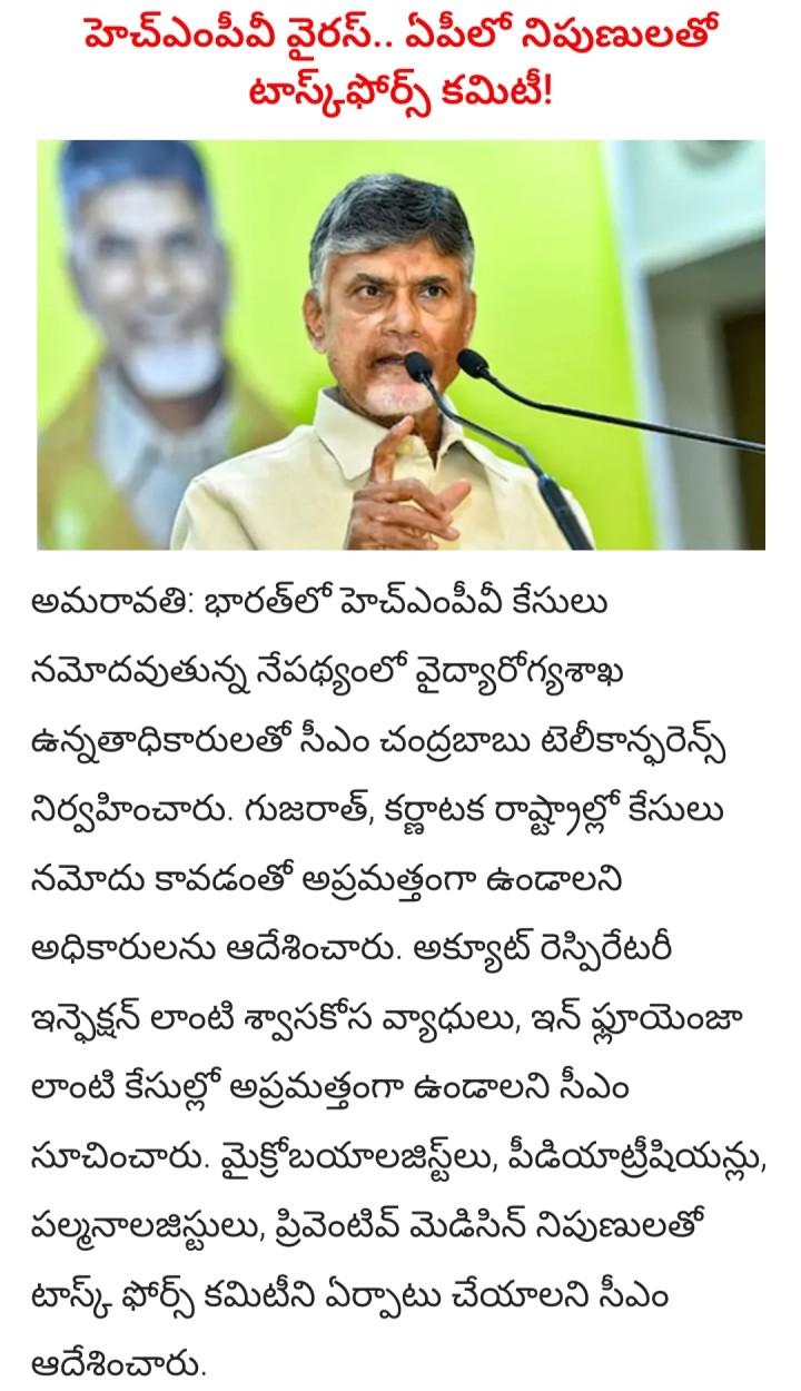 HMPV pai AP government taskforce