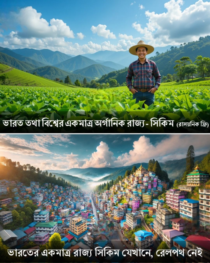ভারত ও বিশ্বের এক মাত্র অর্গানিক রাজ্য।