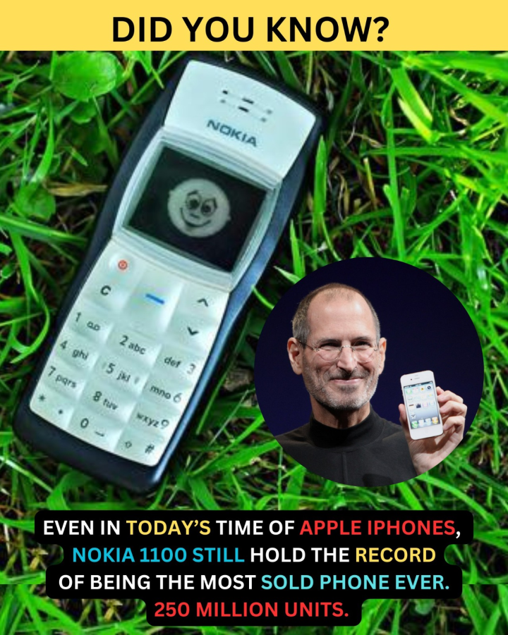 রেকর্ড আজও নোকিয়া ১১০০-র !