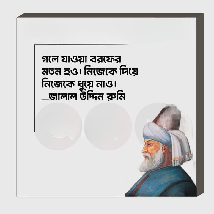 গলে যাওয়া বরফ...