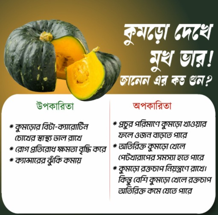কুমড়োর ভালো-মন্দ...