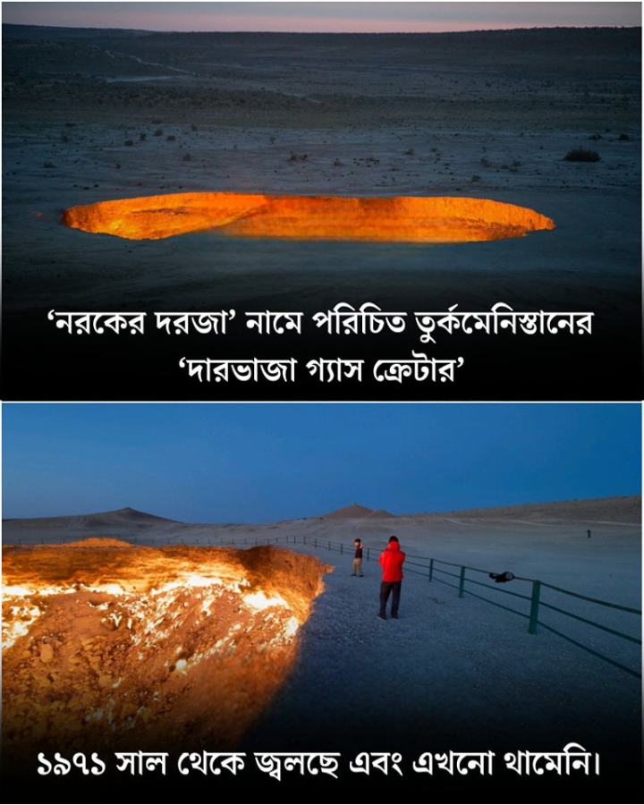 তুর্কমেনিস্থানের এমন জায়গার বিষয়ে জানতেন?