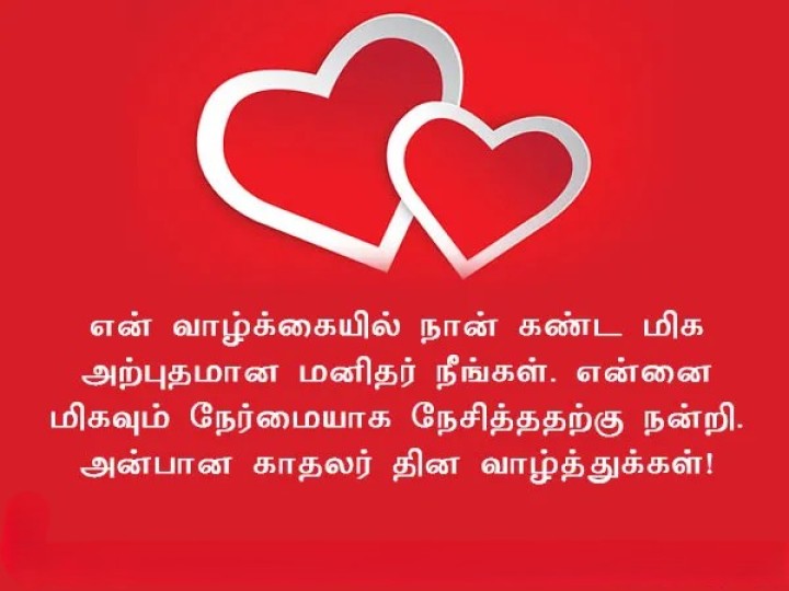 இனிய காதலர் தின வாழ்த்துக்கள்!