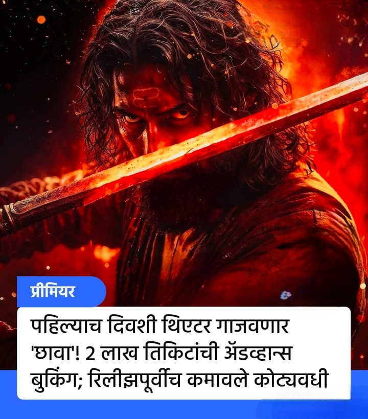 थिएटर गाजवणार छावा चित्रपट